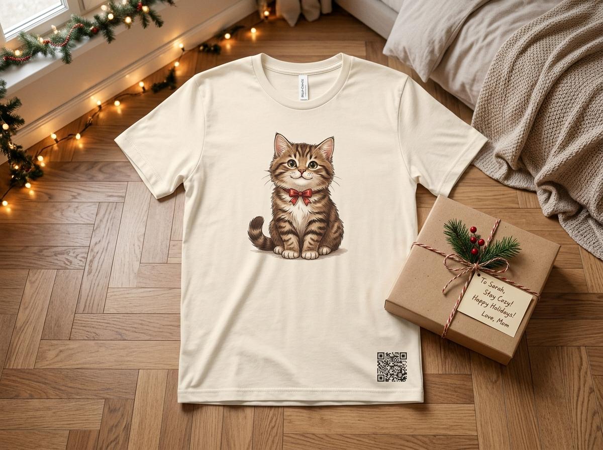 Ridiculously soft Bella+Canvas tee with crisp hem QR
