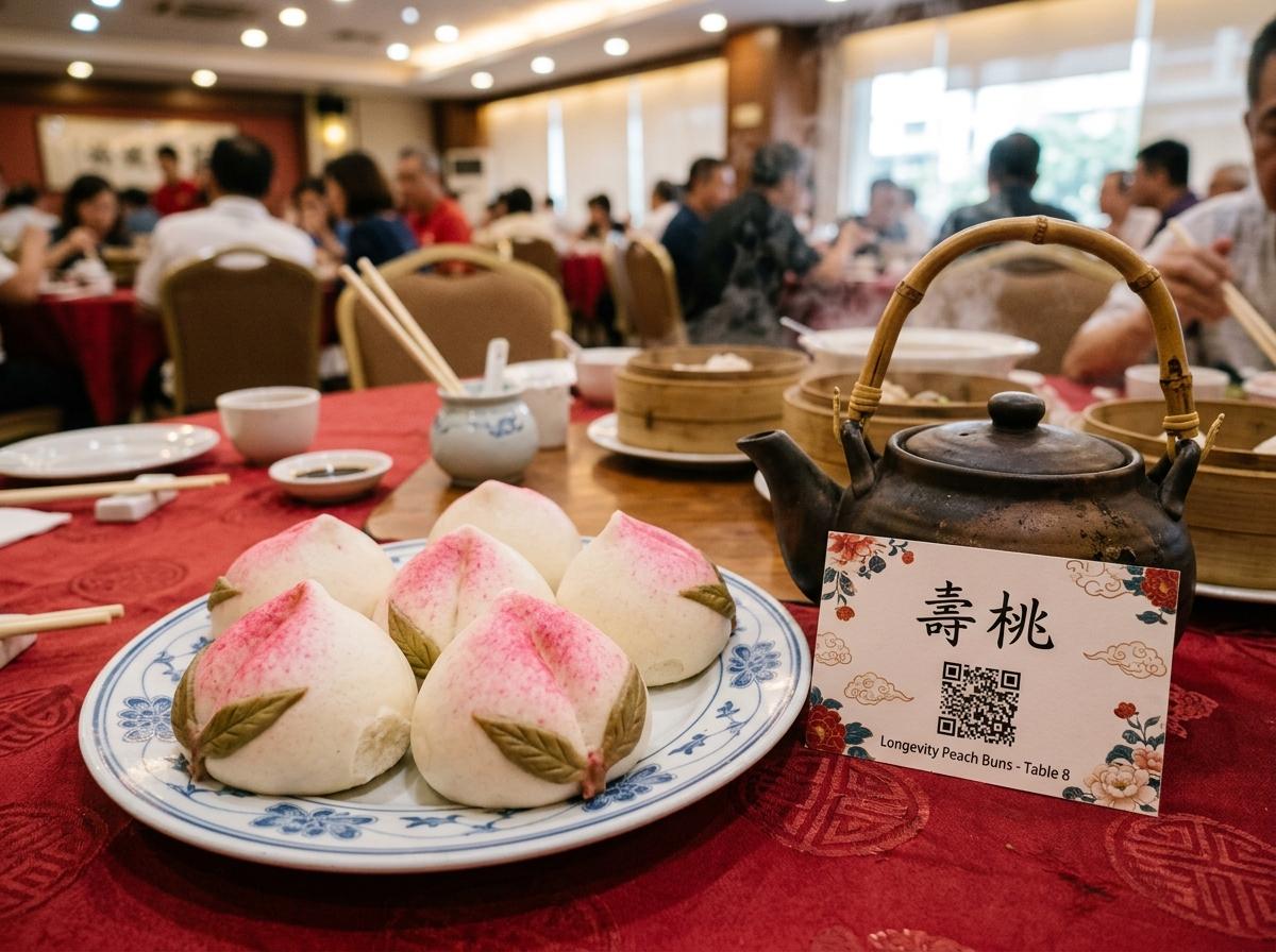 Table QR Card and longevity buns